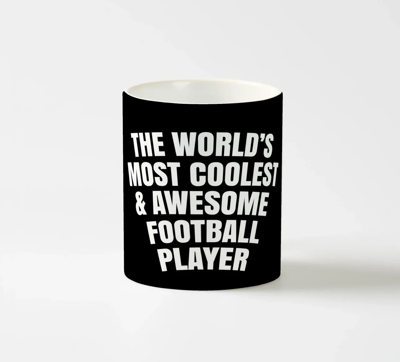 The world's most coolest and awesome football player tazza in ceramica da happieeagle