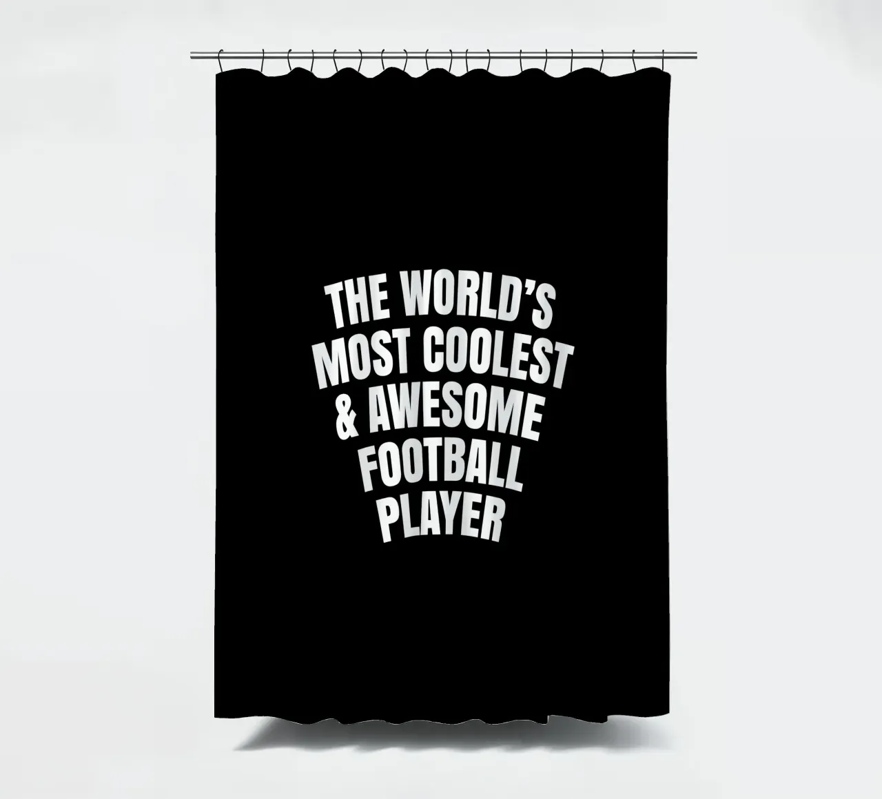 The world's most coolest and awesome football player tenda da doccia da happieeagle