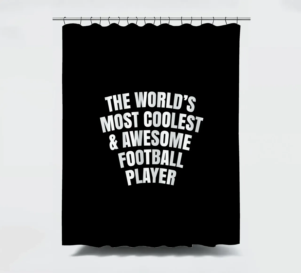 The world's most coolest and awesome football player tenda da doccia da happieeagle