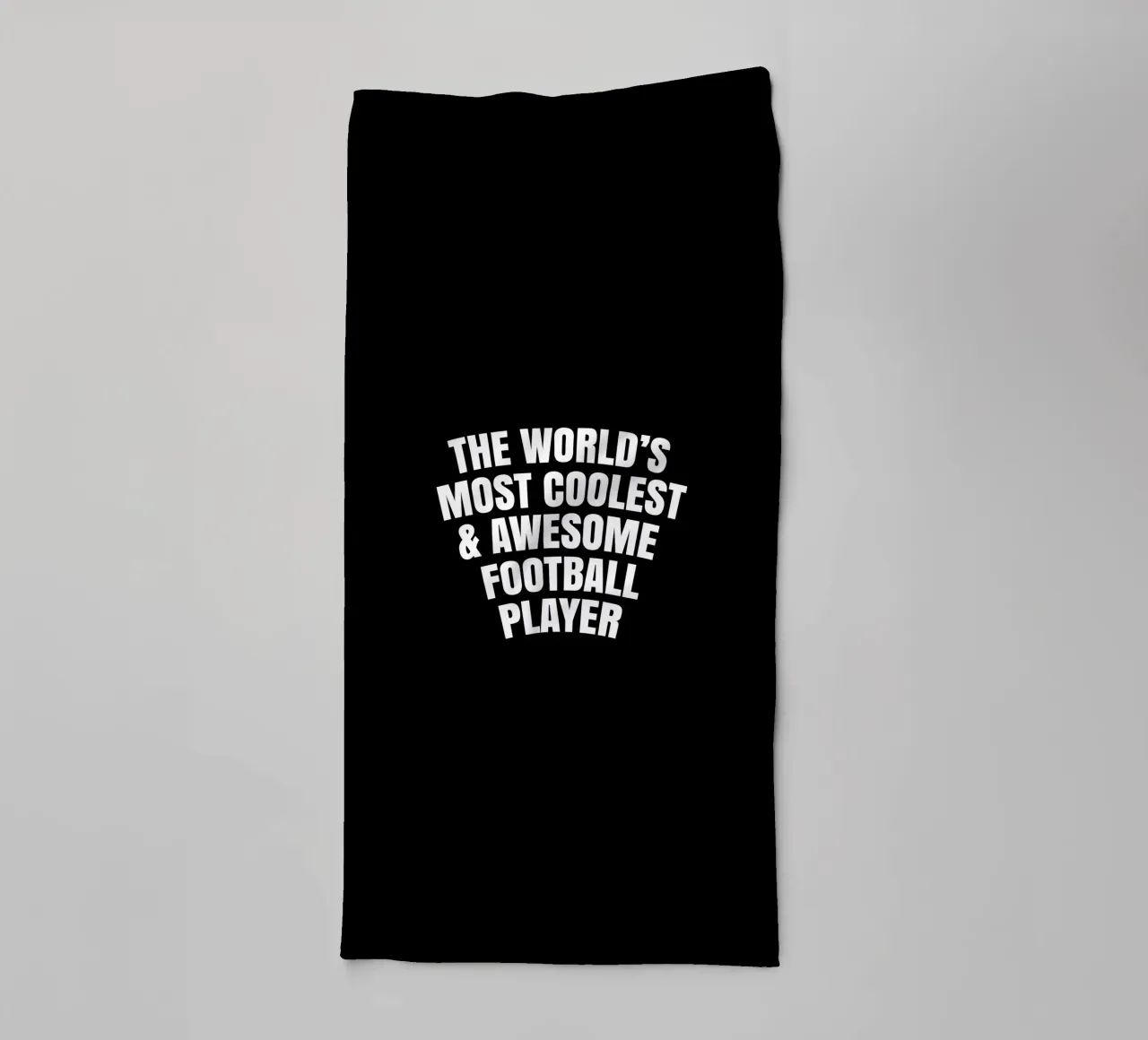 The world's most coolest and awesome football player asciugamano da bagno da happieeagle