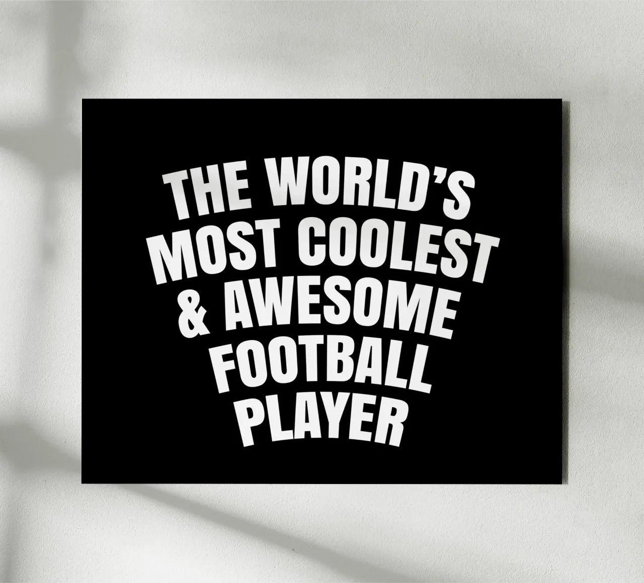 The world's most coolest and awesome football player alluminio dibond da happieeagle