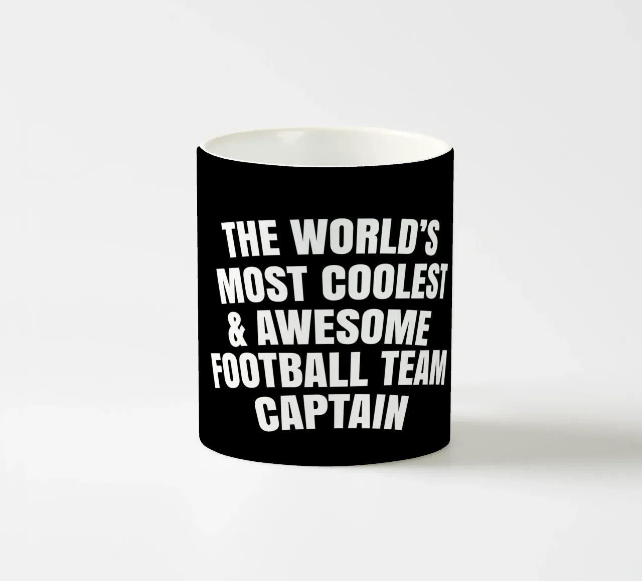 The world's most coolest and awesome football team captain tazza in ceramica da happieeagle