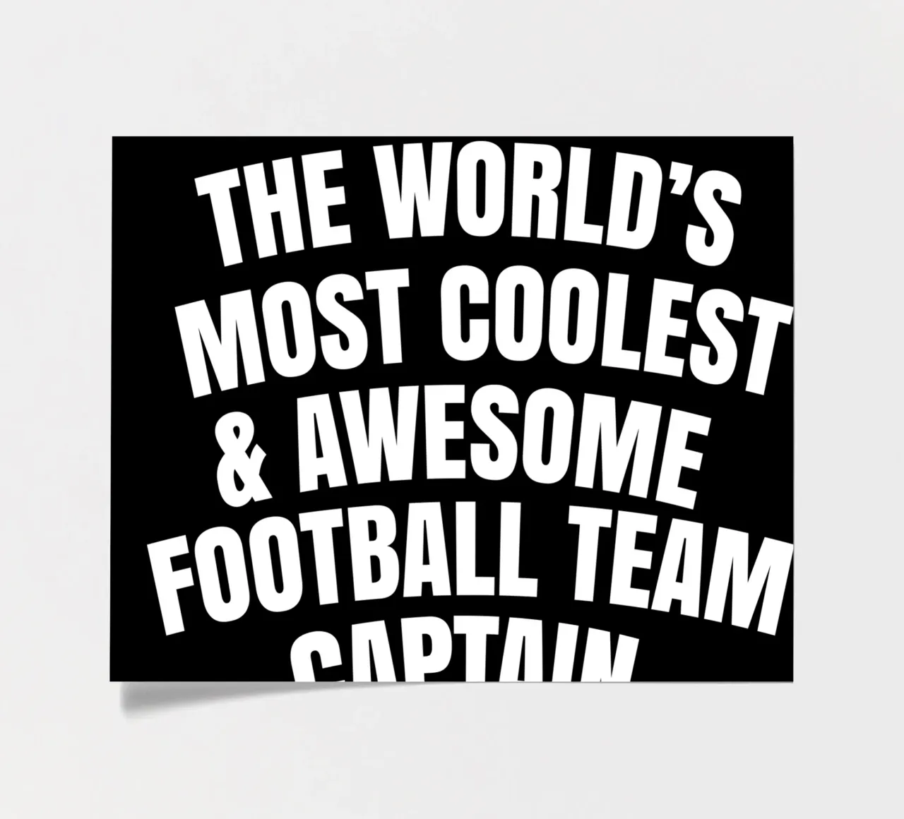 The world's most coolest and awesome football team captain Stickerbogen von happieeagle