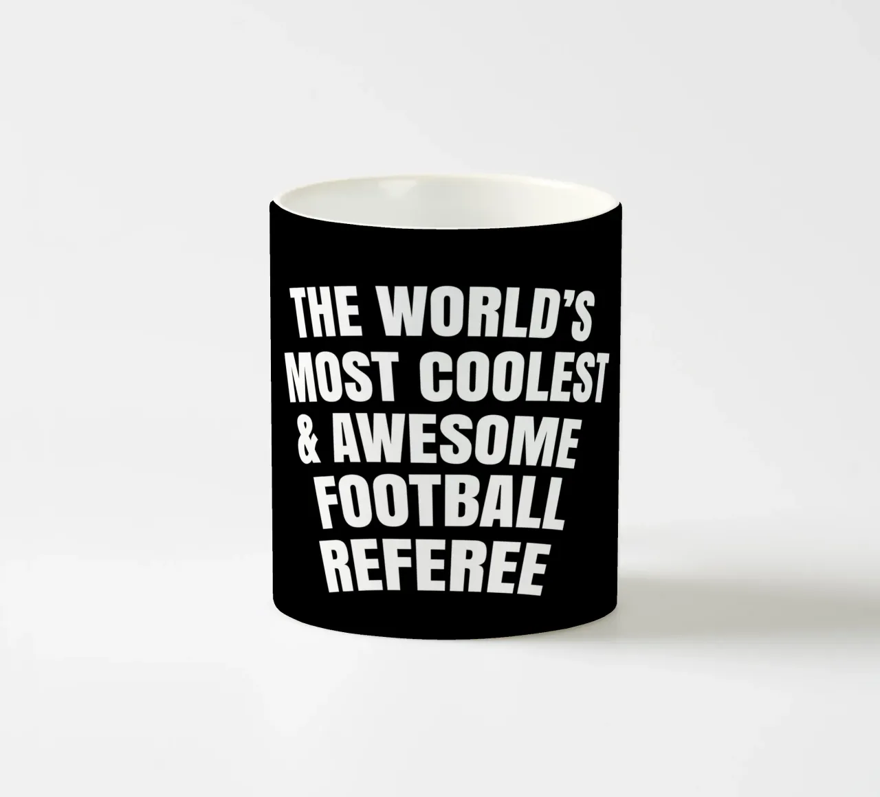 The world's most coolest and awesome football referee tazza in ceramica da happieeagle