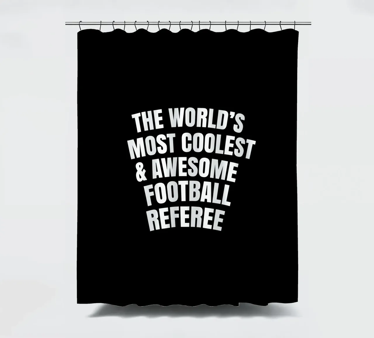 The world's most coolest and awesome football referee Duschvorhang von happieeagle