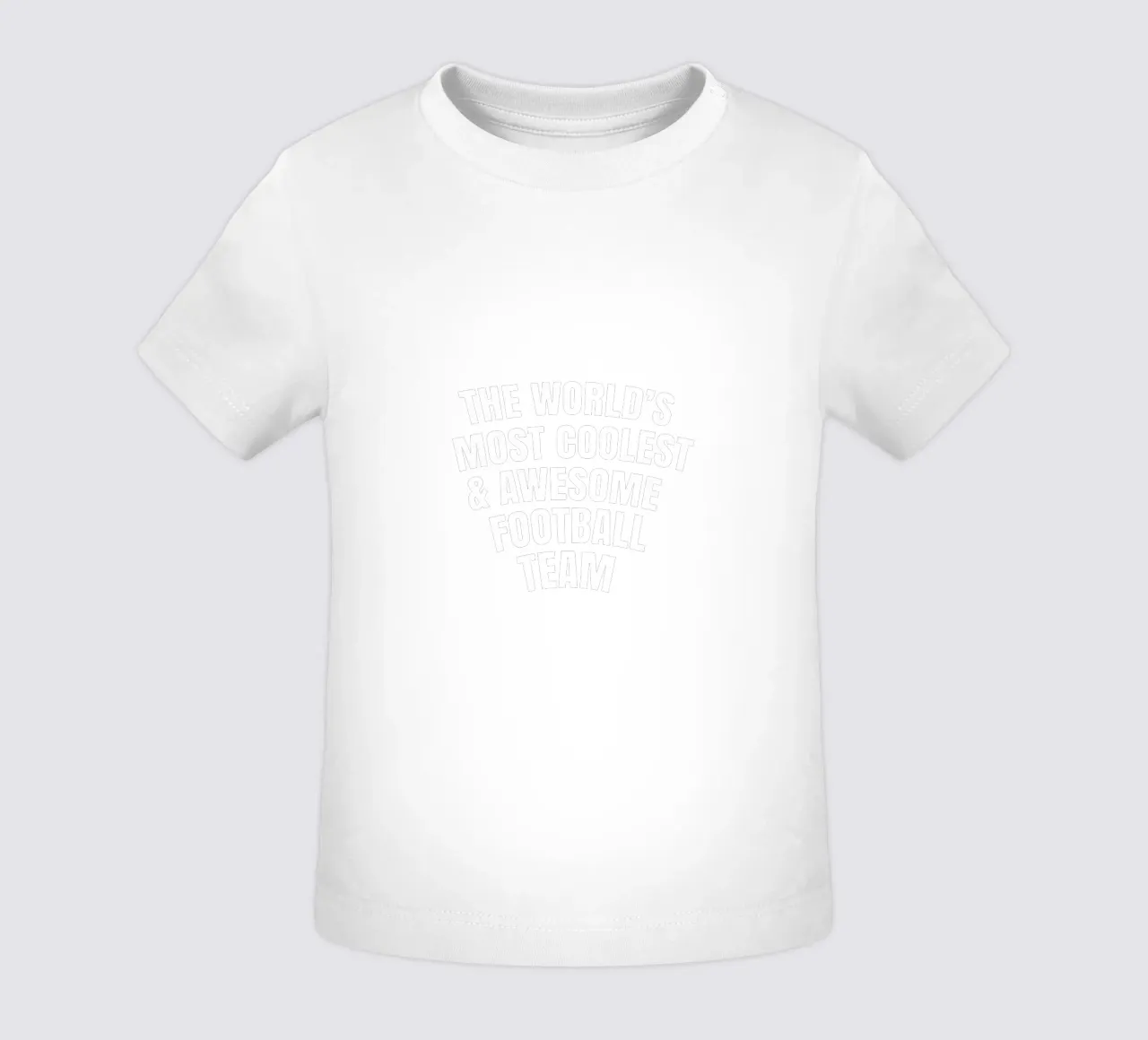 The world's most coolest and awesome football team maglietta neonato da happieeagle