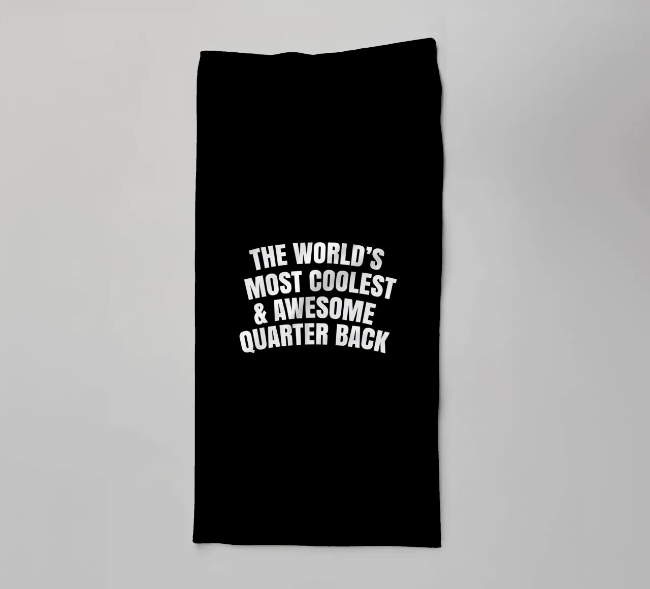 The world's most coolest and awesome quarter back asciugamano da bagno da happieeagle