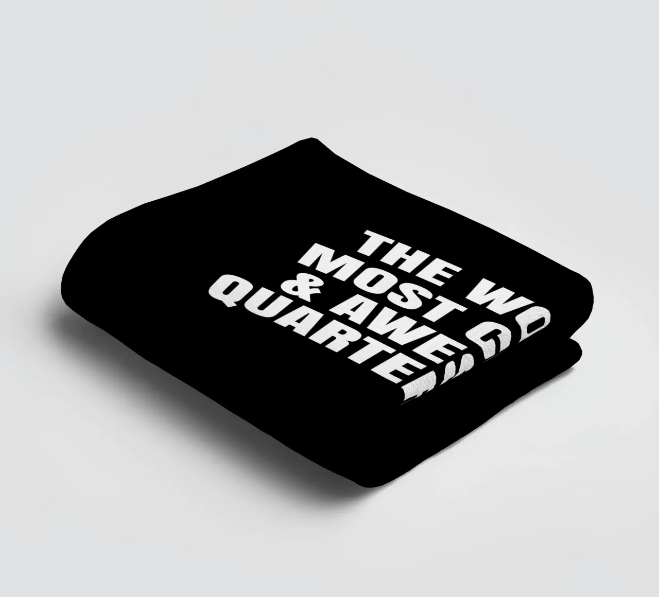 The world's most coolest and awesome quarter back asciugamano da bagno da happieeagle