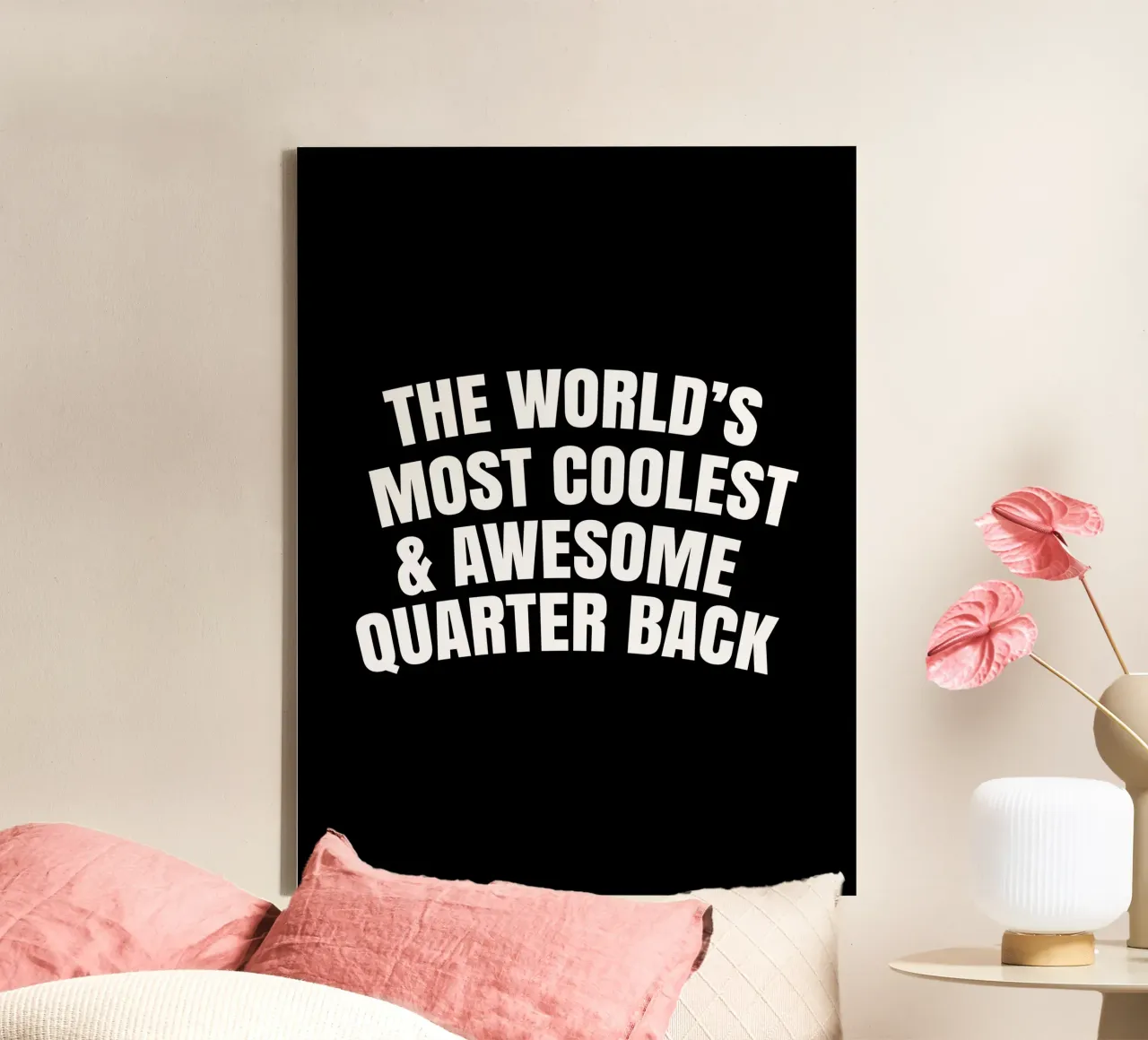The world's most coolest and awesome quarter back canvas by happieeagle