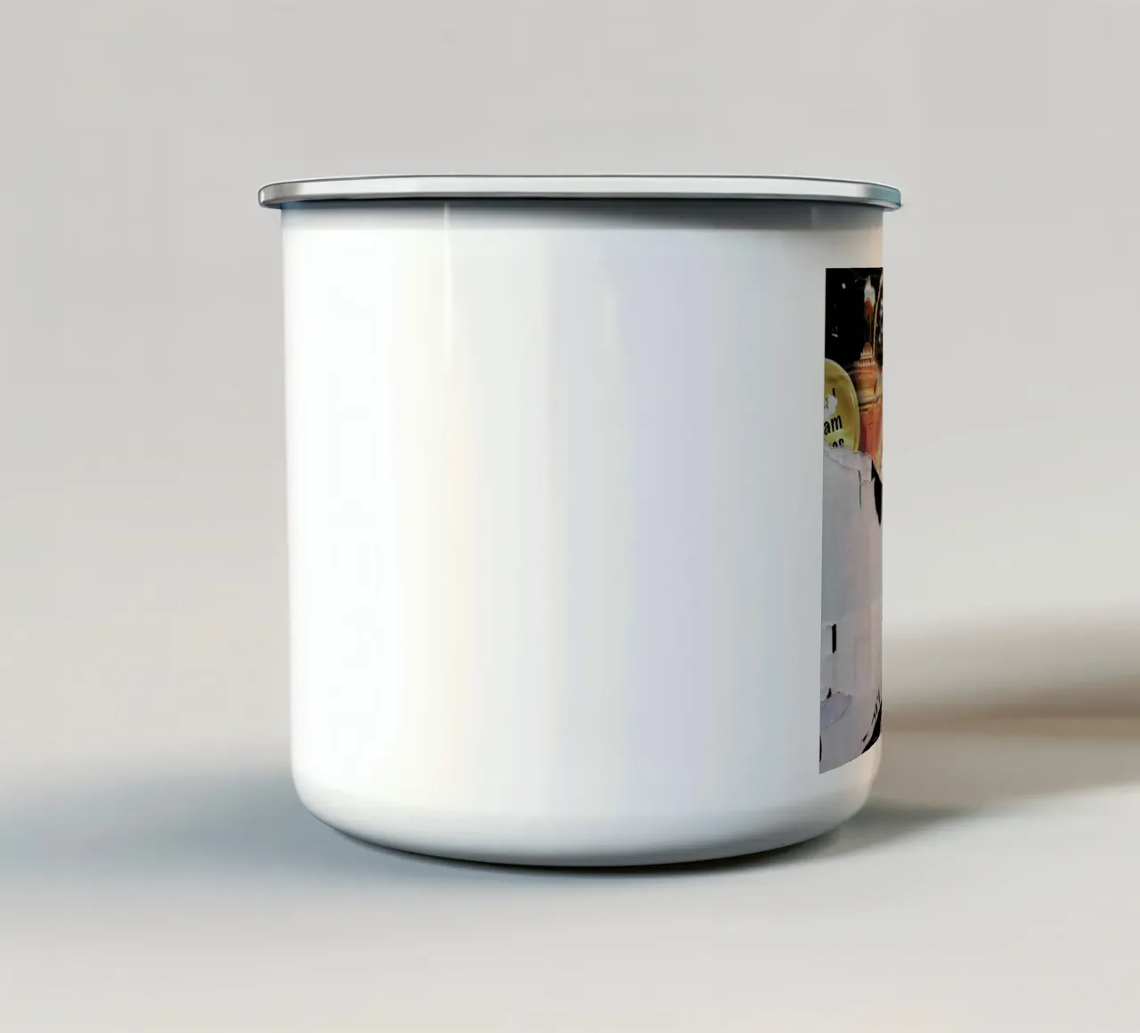Tivoli tazza in smalto da Sattrup & Høst