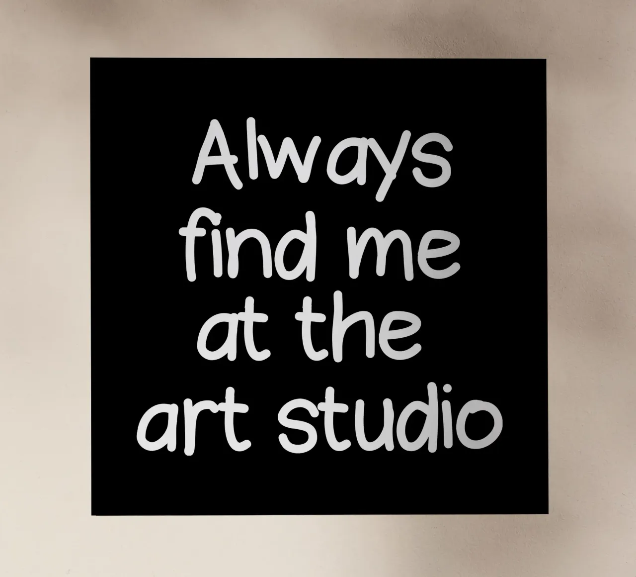 Always find me at the art studio pellicola backlit da happieeagle