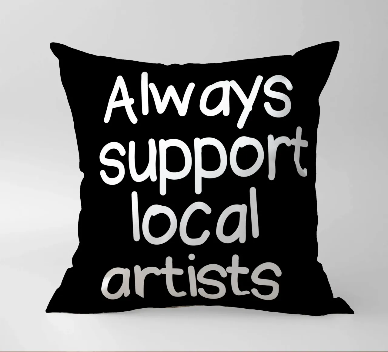 Always support local artists cuscino da happieeagle