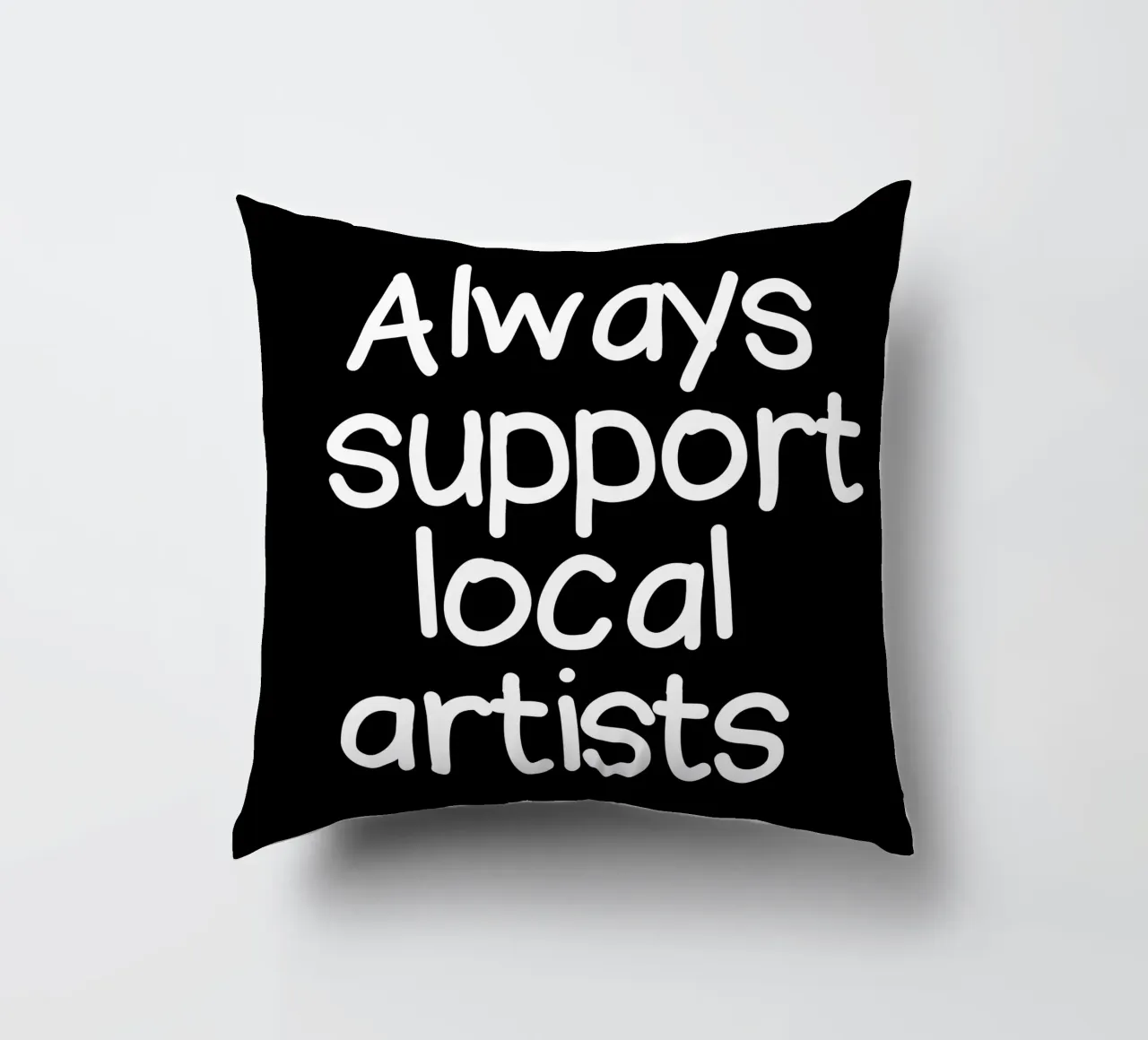 Always support local artists cuscino da happieeagle