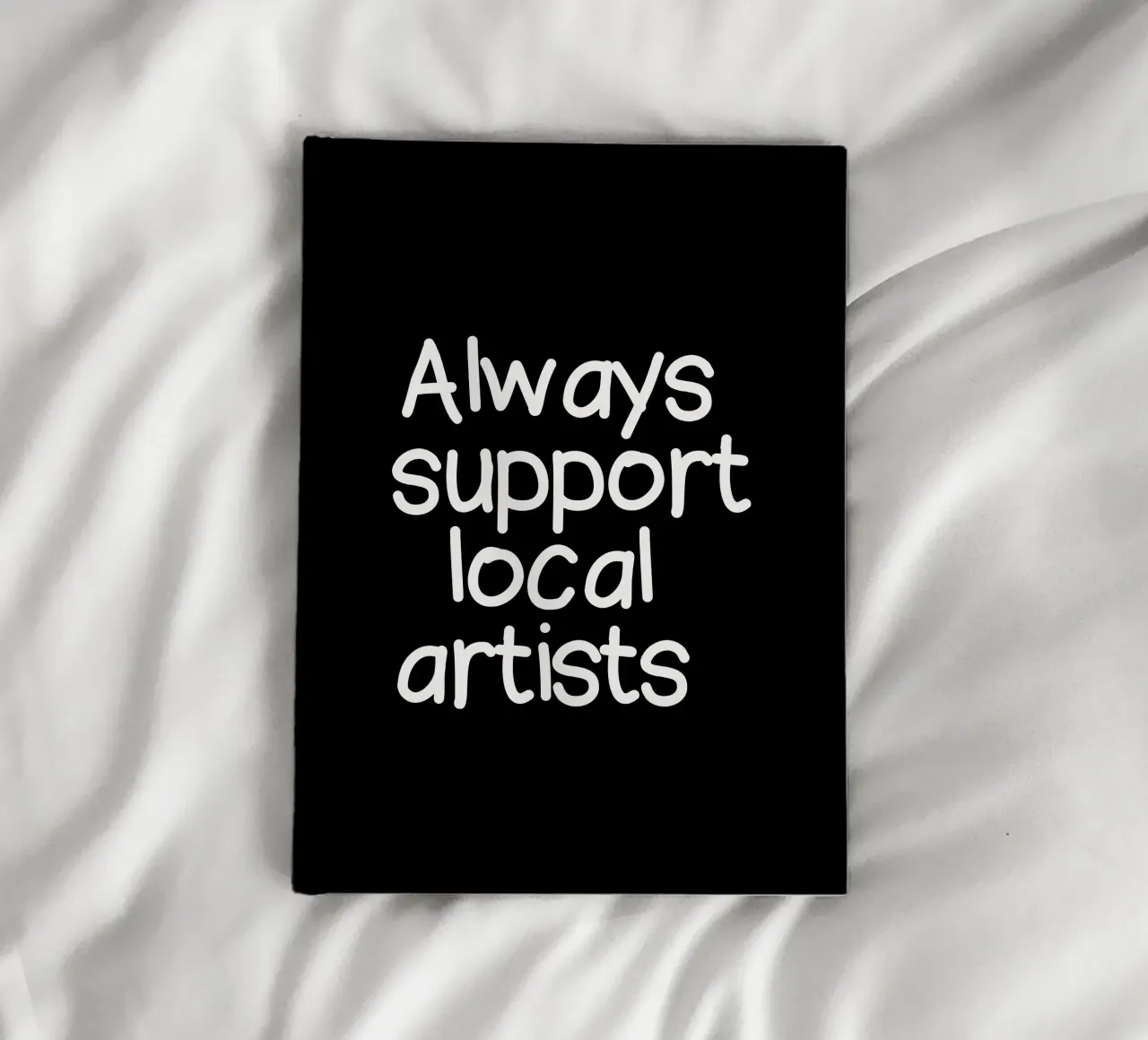 Always support local artists notebook by happieeagle
