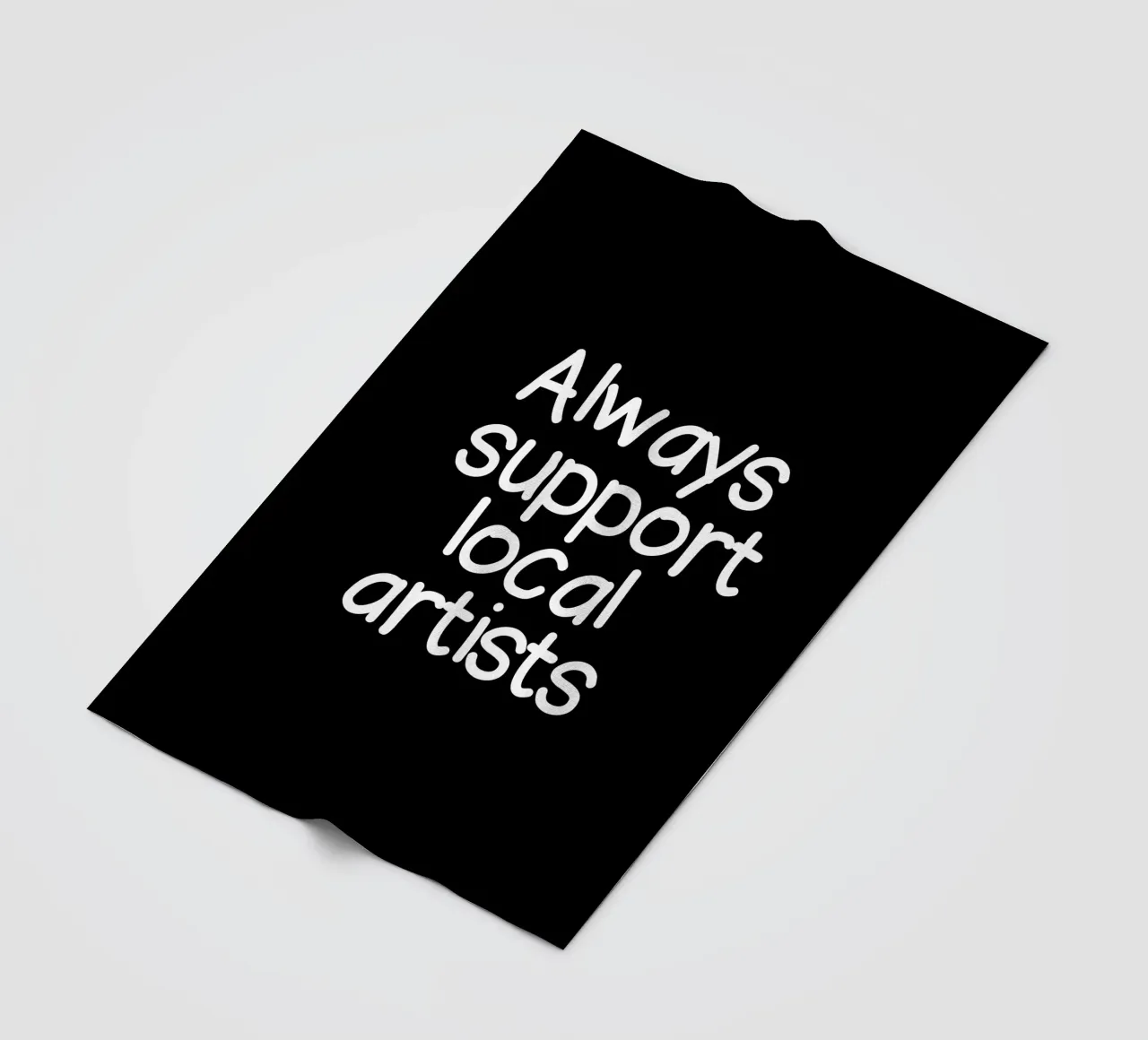 Always support local artists coperta in pile da happieeagle