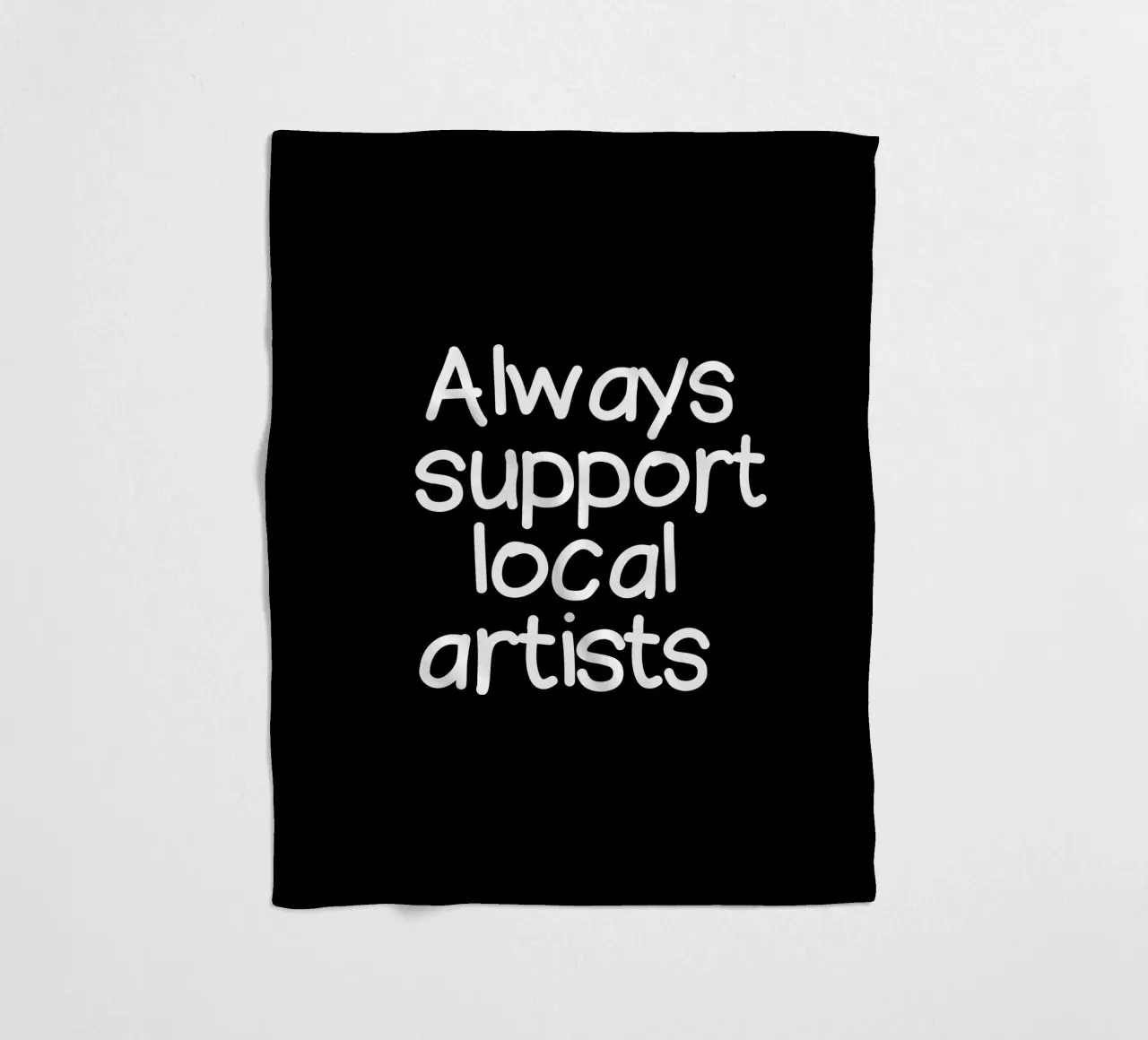 Always support local artists coperta in pile da happieeagle