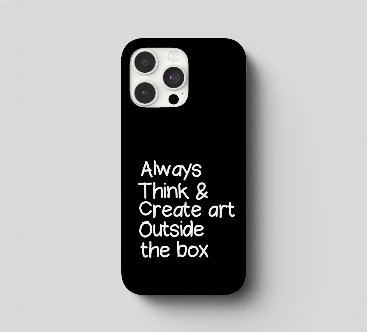 Always  think and create art outside the box cover iphone da happieeagle
