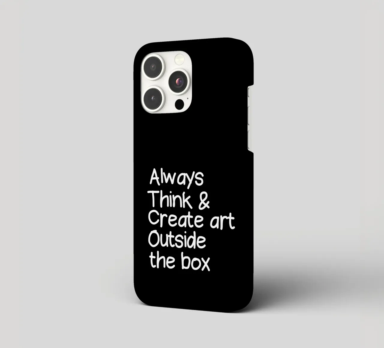 Always  think and create art outside the box cover iphone da happieeagle