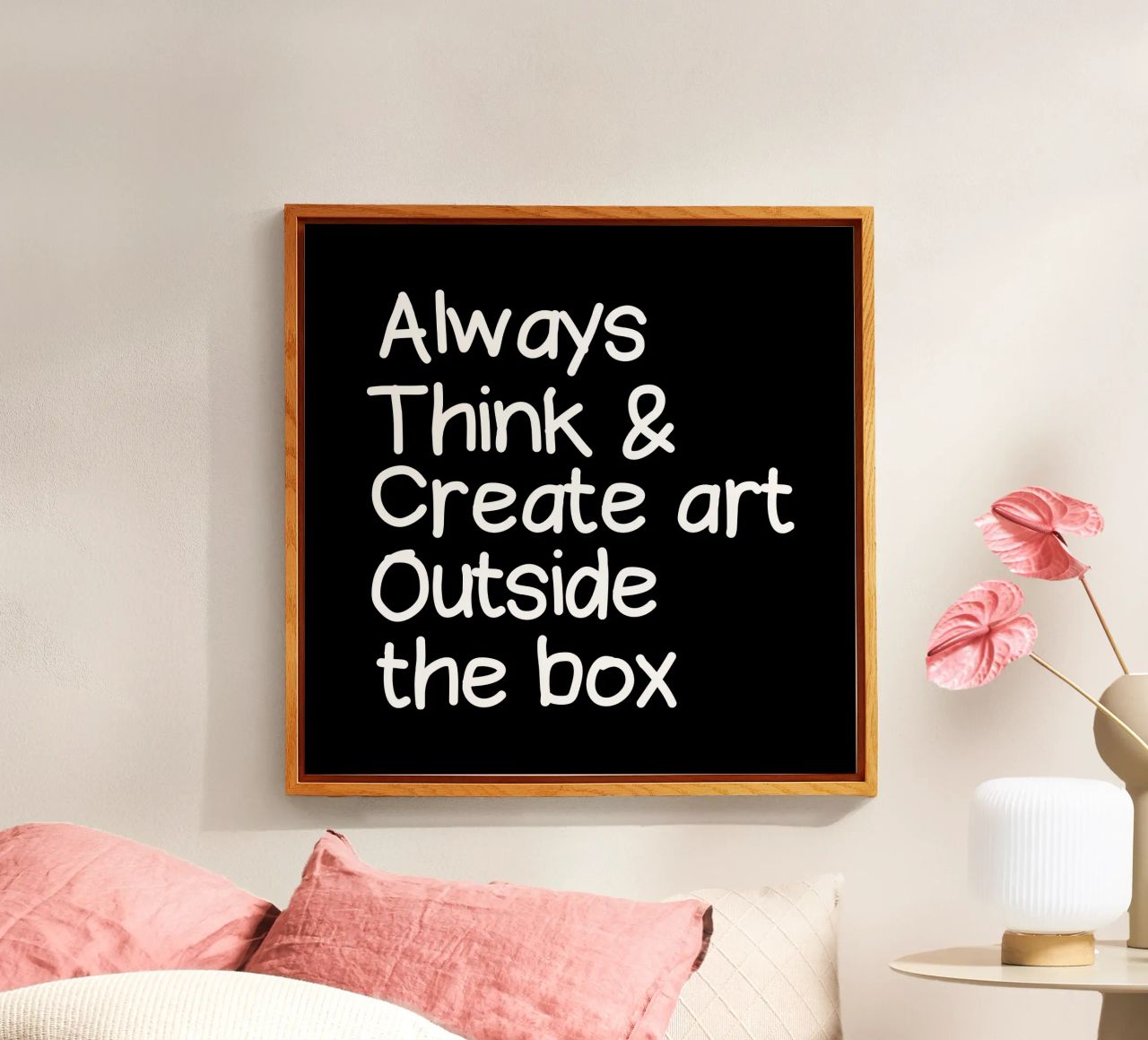 Always  think and create art outside the box plexiglass da happieeagle