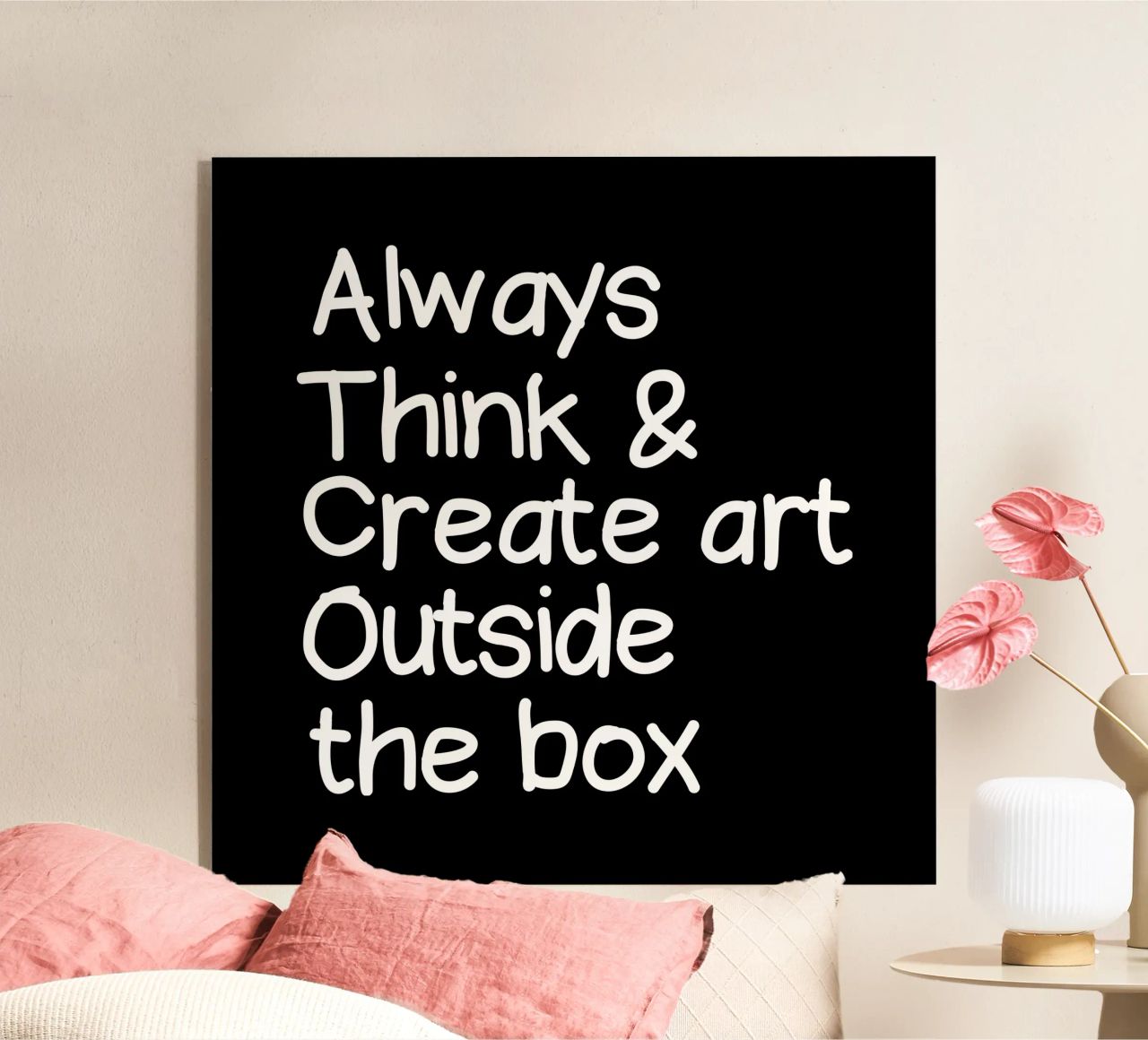 Always  think and create art outside the box plexiglass da happieeagle