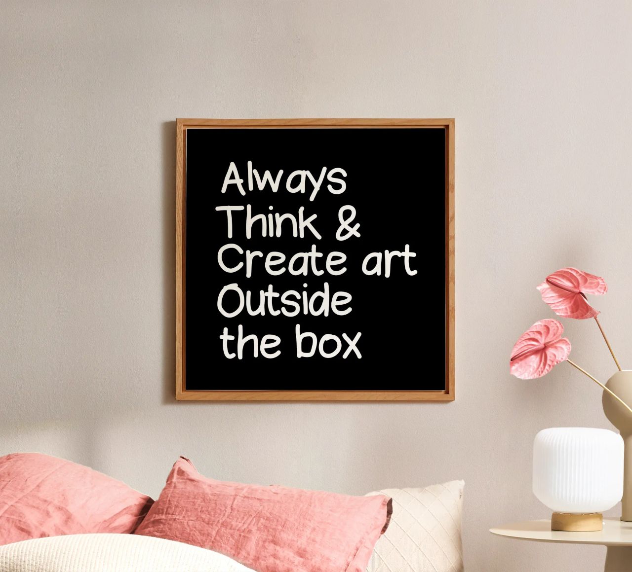 Always  think and create art outside the box alluminio dibond da happieeagle