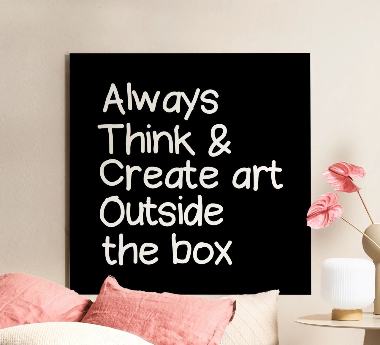 Always  think and create art outside the box alluminio dibond da happieeagle