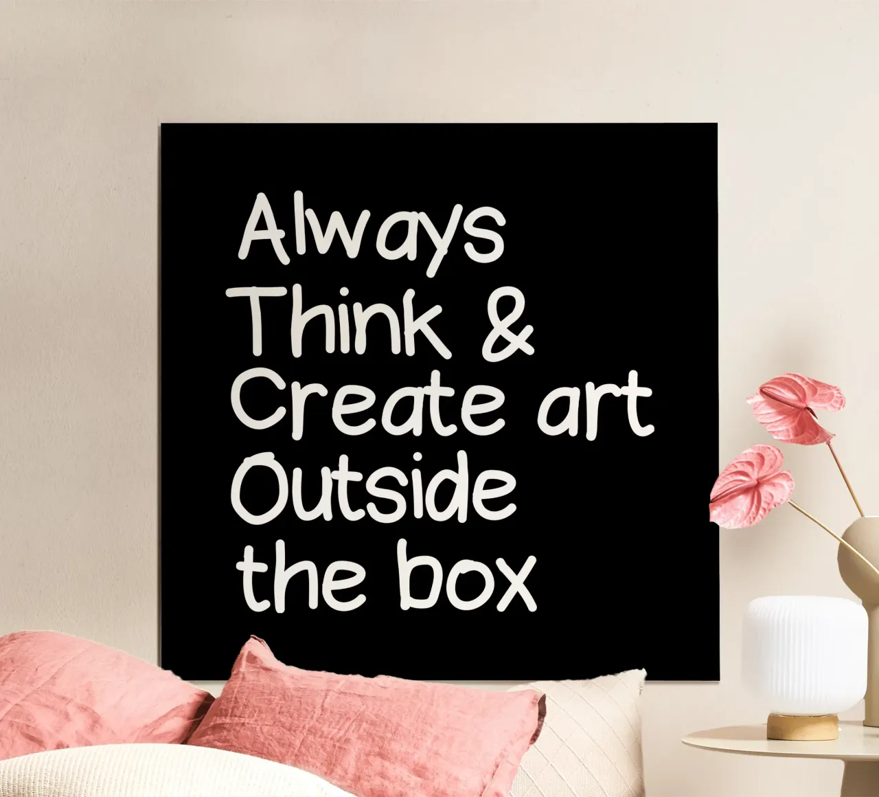 Always  think and create art outside the box Hahnemühle von happieeagle