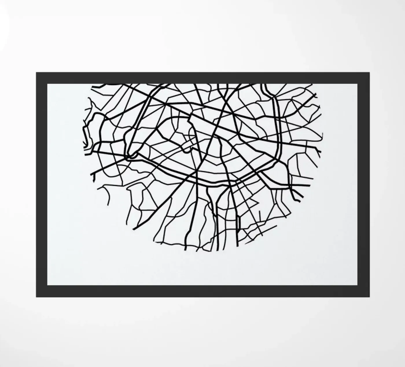 Paris doormat by Naxart