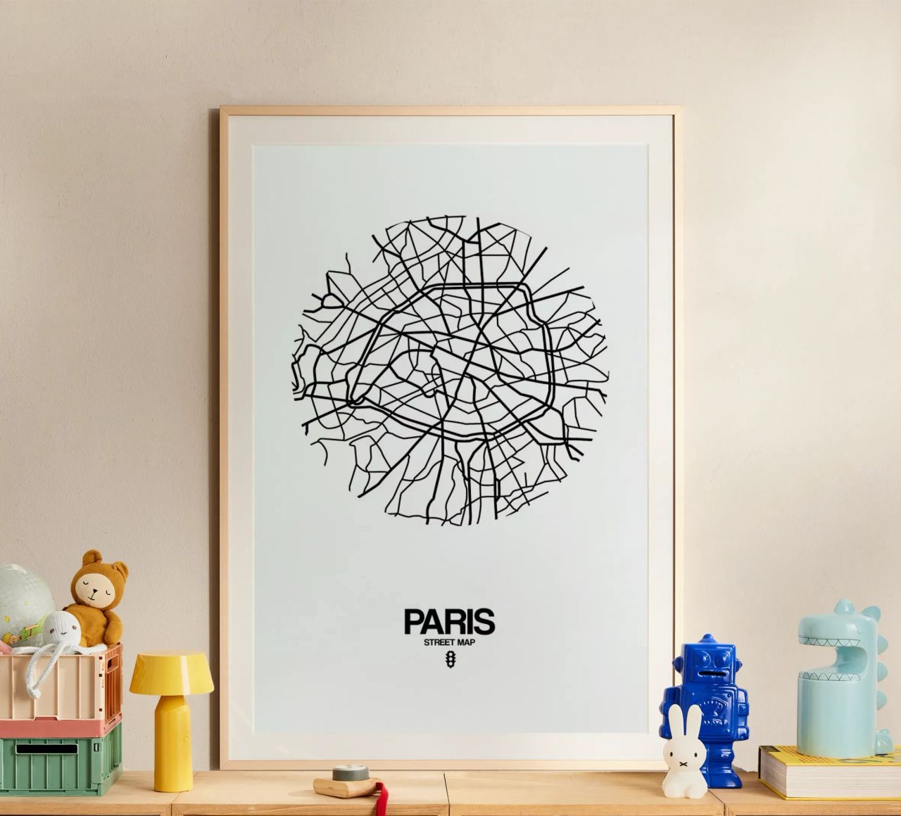Paris poster by Naxart