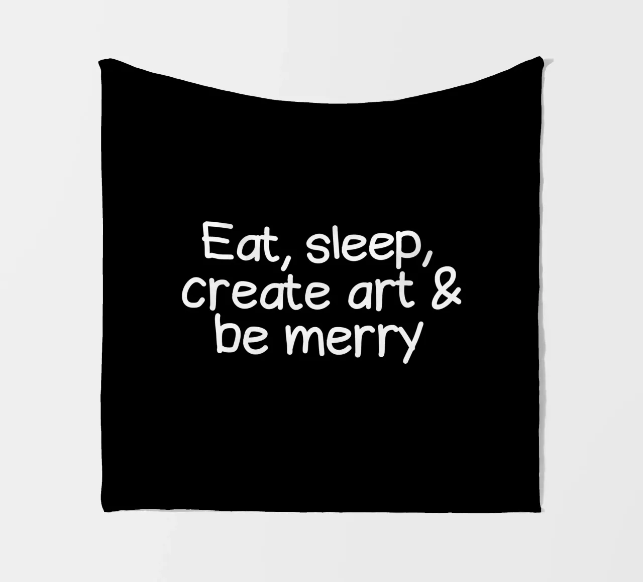 Eat, sleep, create art and be merry coperta in pile da happieeagle
