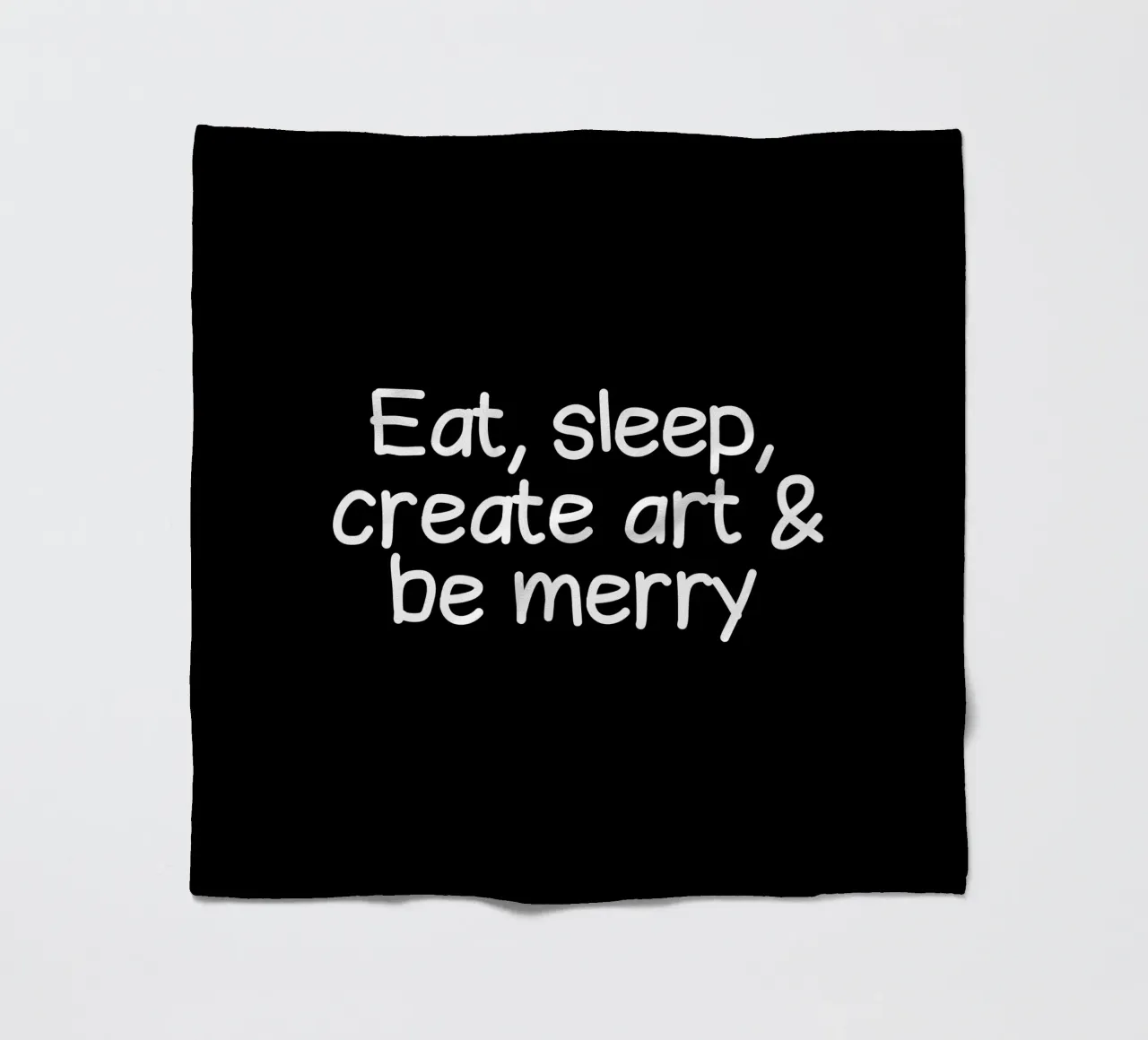 Eat, sleep, create art and be merry coperta in pile da happieeagle