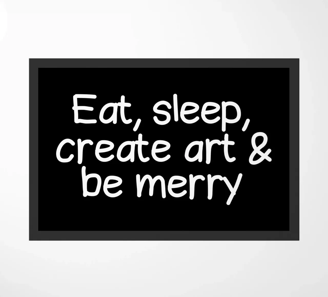 Eat, sleep, create art and be merry zerbino da happieeagle