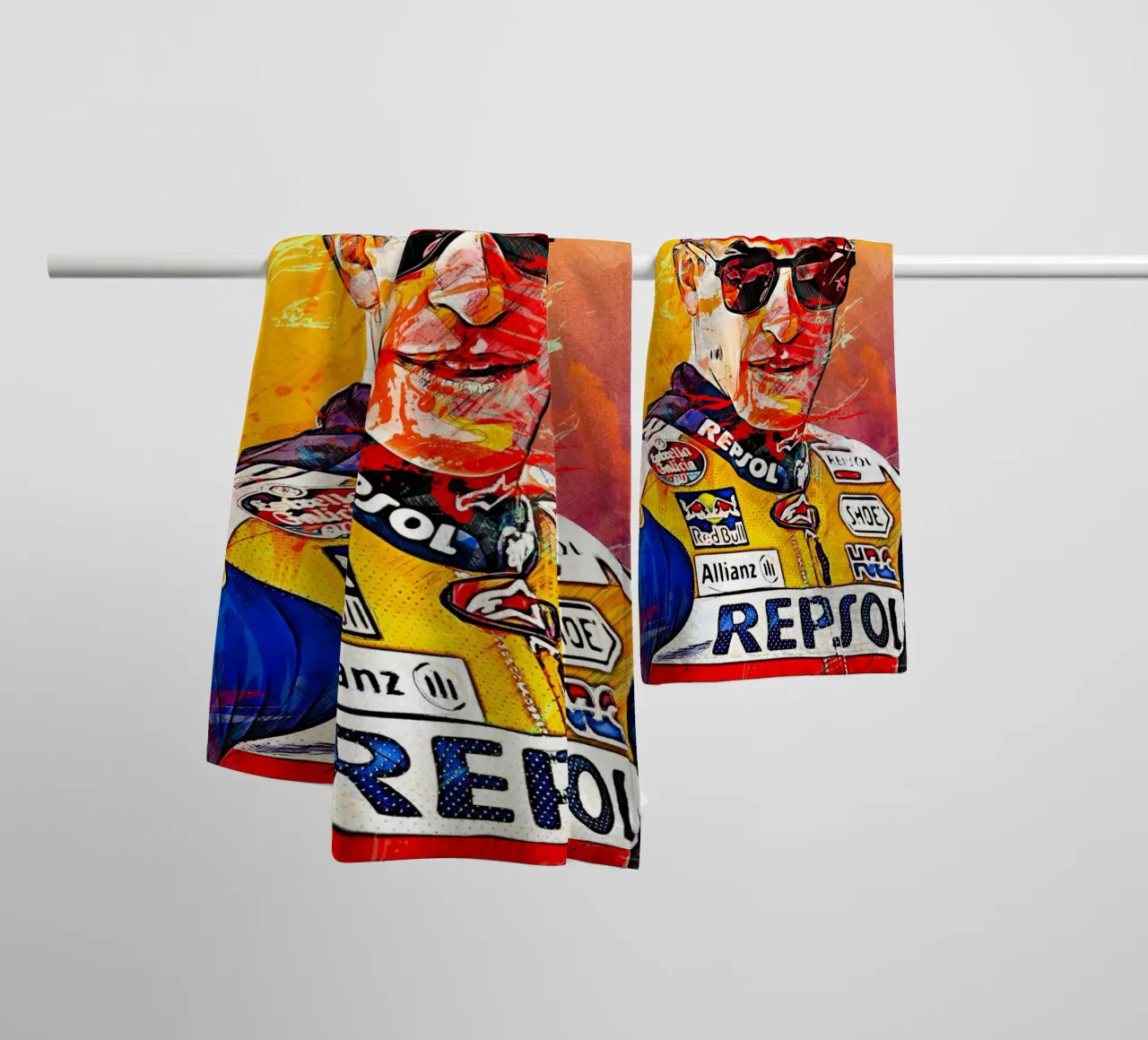 Marc Marquez asciugamano da bagno da tenten