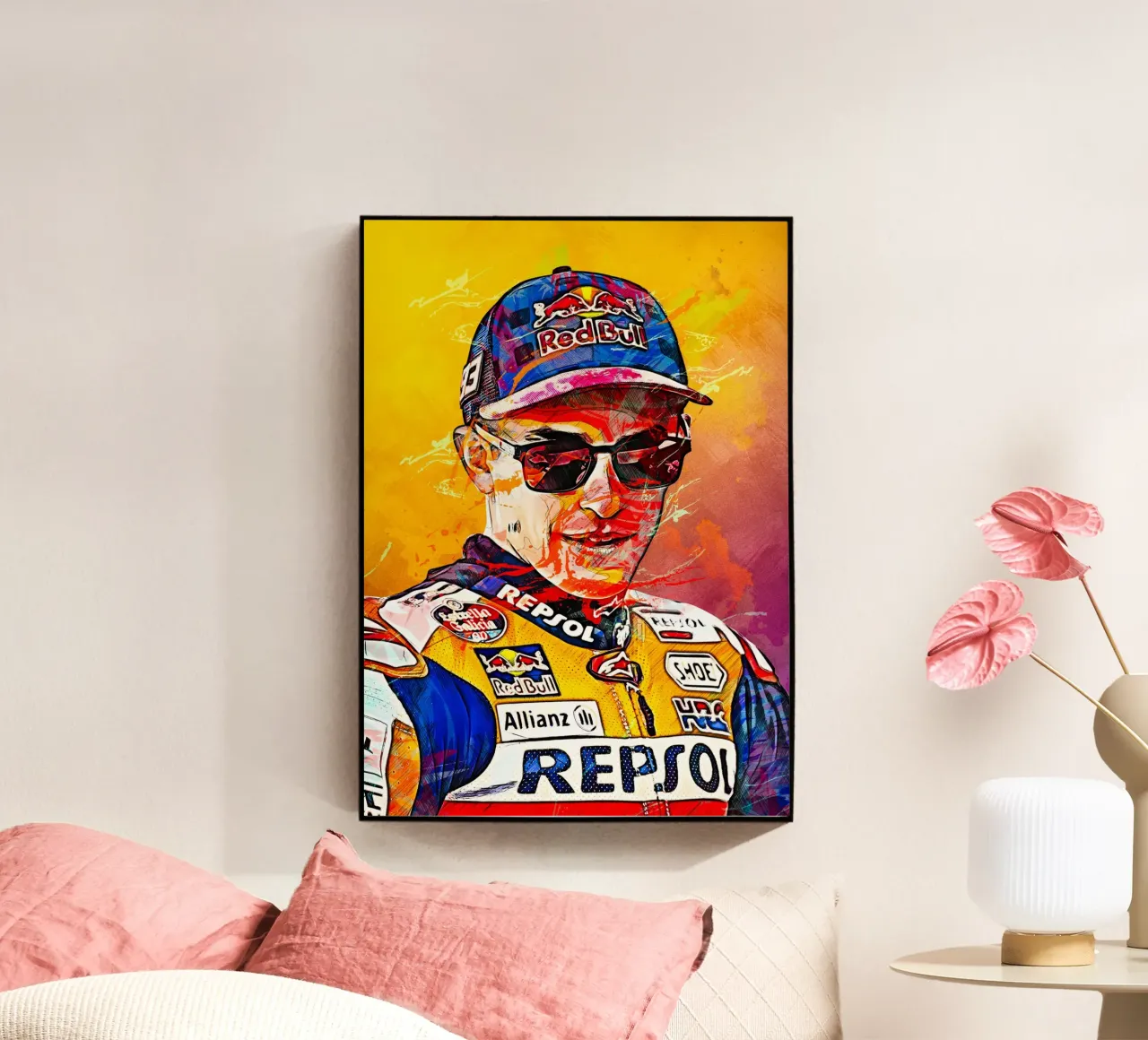 Marc Marquez plexiglass da tenten