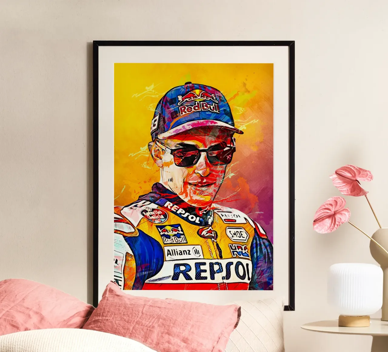 Marc Marquez carta hahnemühle da tenten