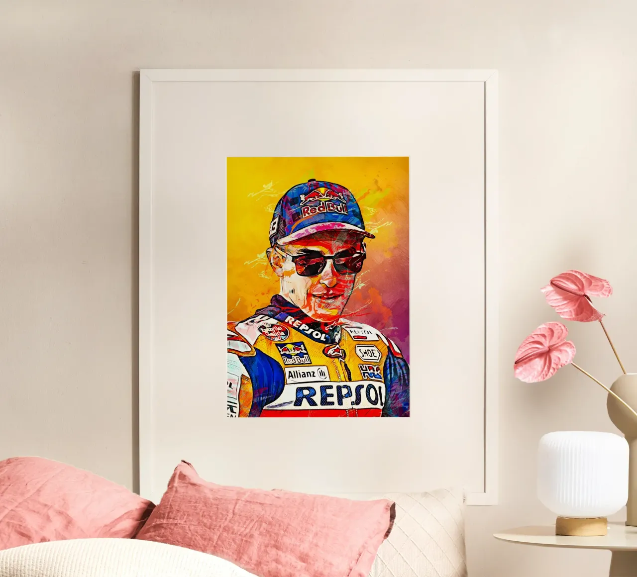 Marc Marquez carta hahnemühle da tenten