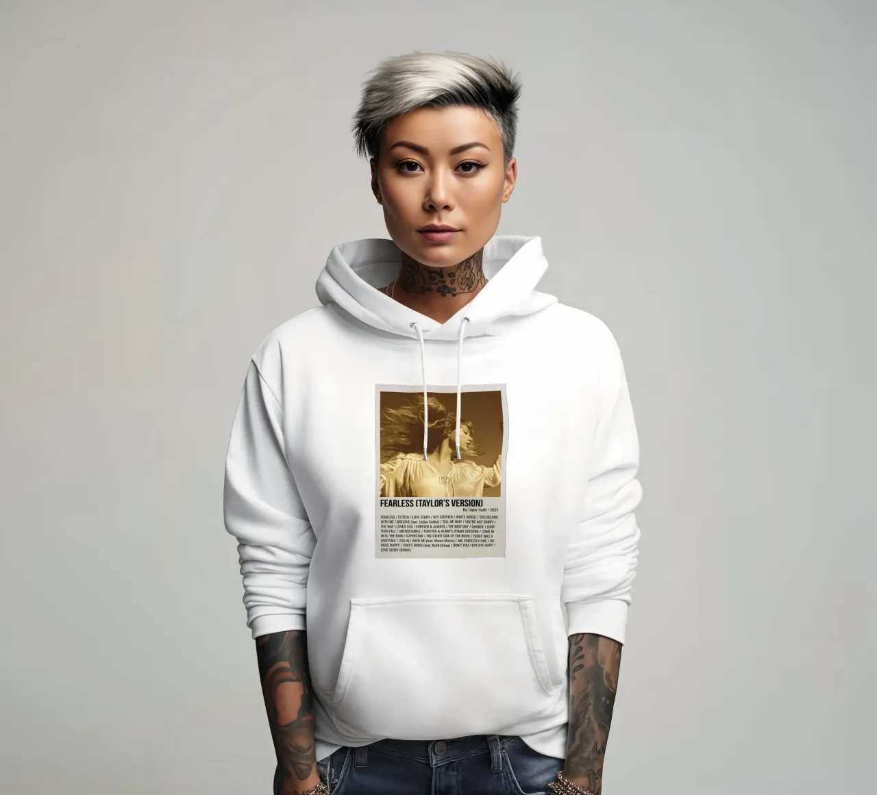 FEARLESS (TAYLOR'S VERSION) By Taylor Swift 2021 sweat à capuche de SoundStudio