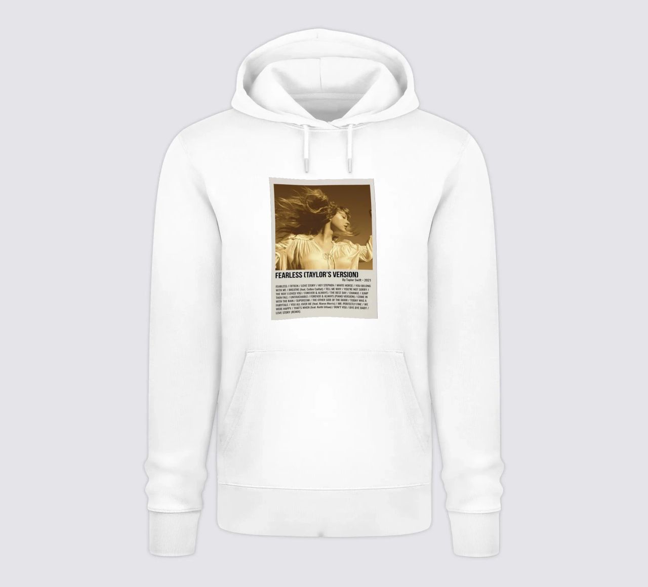 FEARLESS (TAYLOR'S VERSION) By Taylor Swift 2021 felpa con cappuccio da SoundStudio
