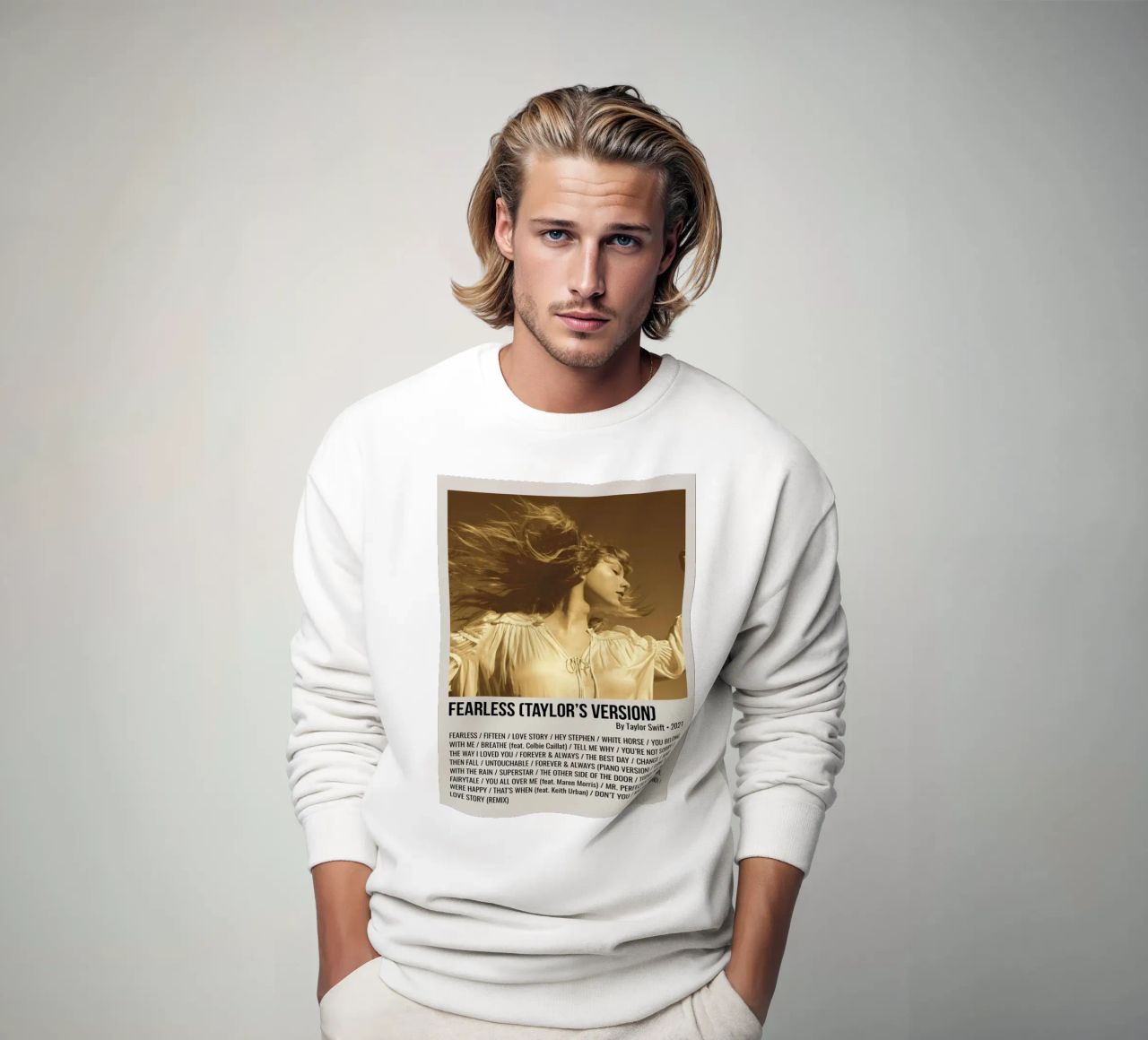 FEARLESS (TAYLOR'S VERSION) By Taylor Swift 2021 felpa da SoundStudio