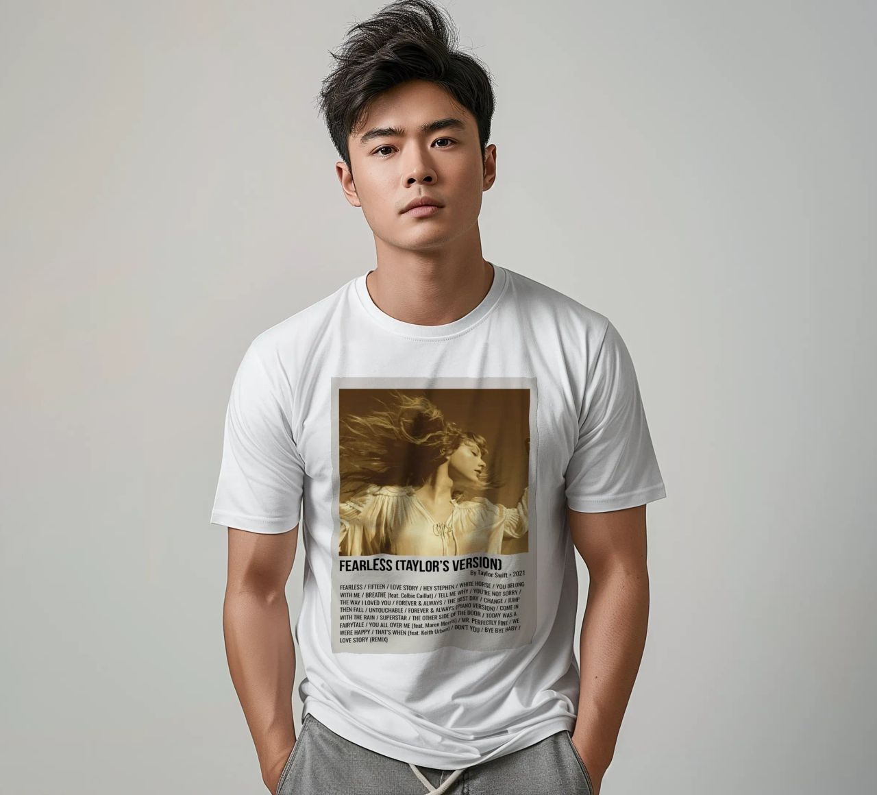 FEARLESS (TAYLOR'S VERSION) By Taylor Swift 2021 t-shirt da SoundStudio