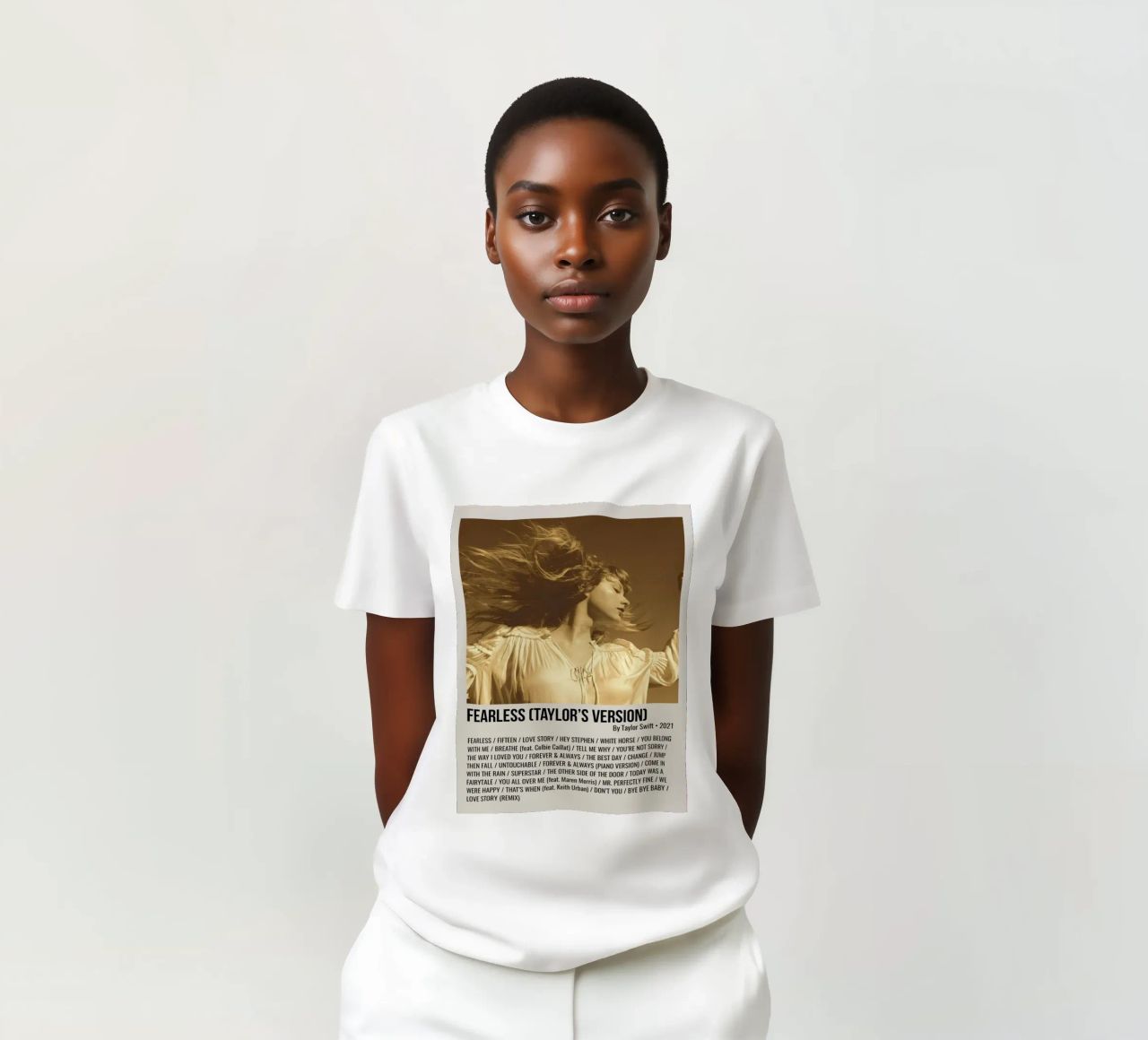 FEARLESS (TAYLOR'S VERSION) By Taylor Swift 2021 t-shirt da SoundStudio