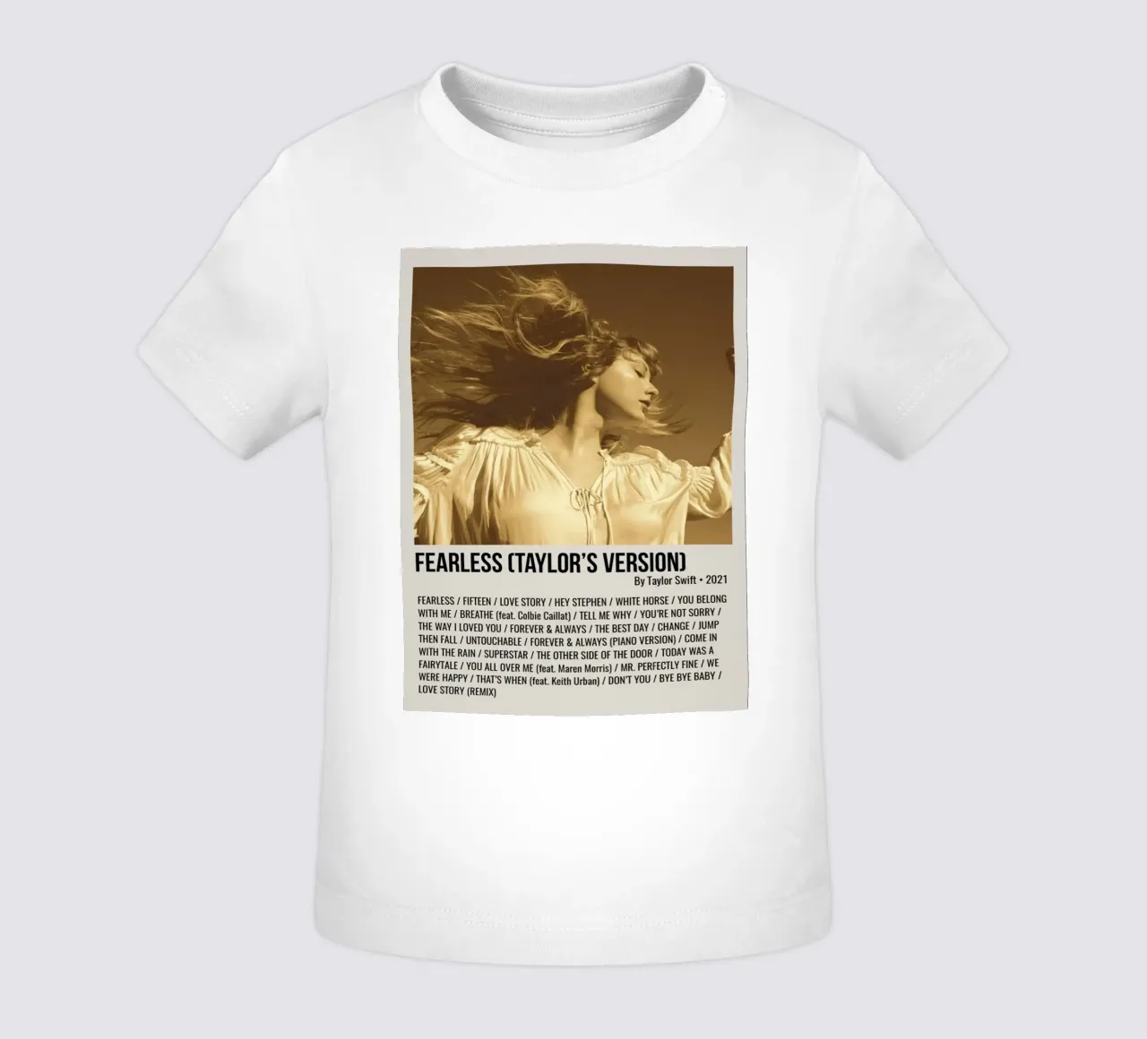 FEARLESS (TAYLOR'S VERSION) By Taylor Swift 2021 Baby T-Shirt von SoundStudio