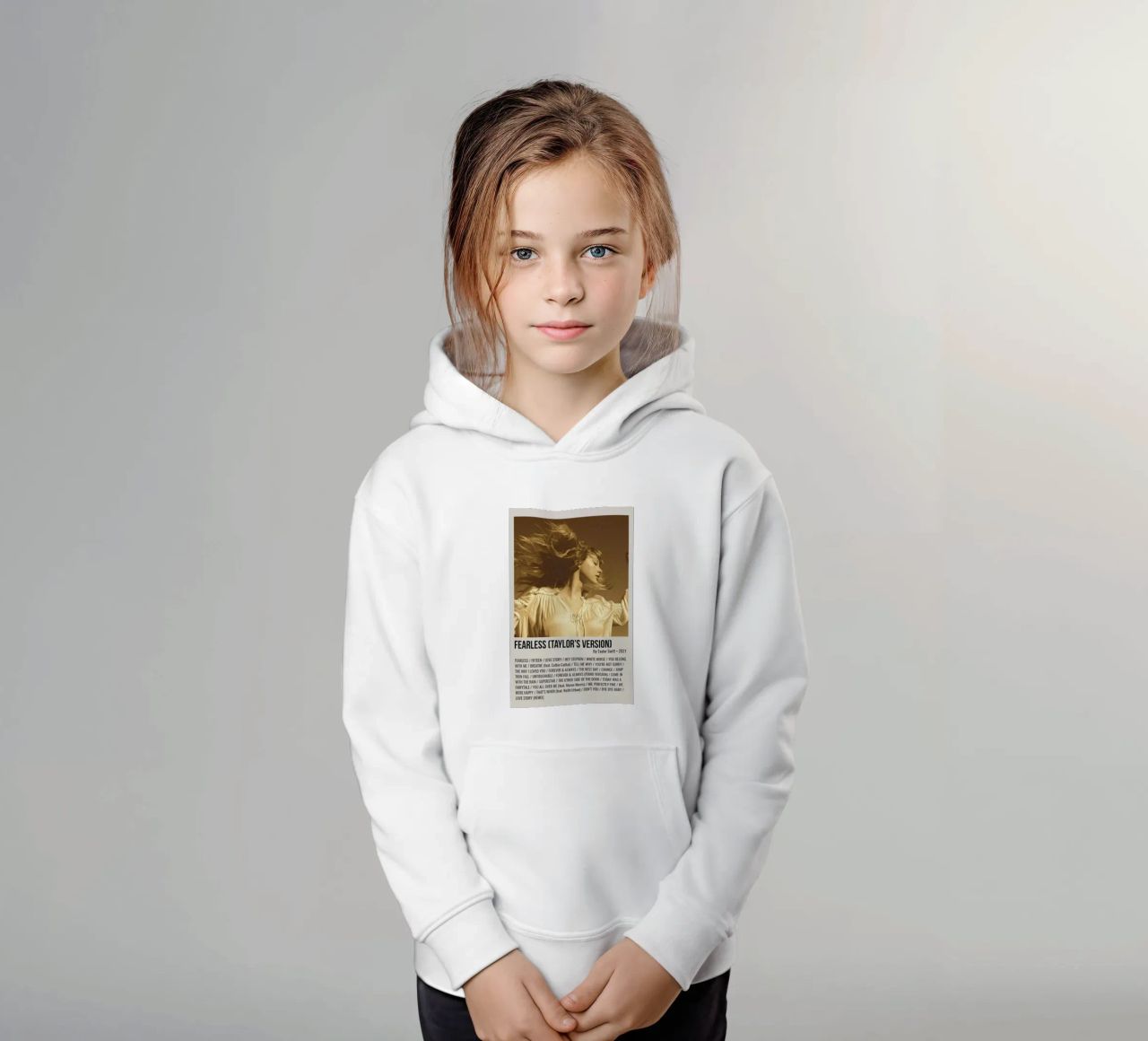 FEARLESS (TAYLOR'S VERSION) By Taylor Swift 2021 felpa bambino con cappuccio da SoundStudio