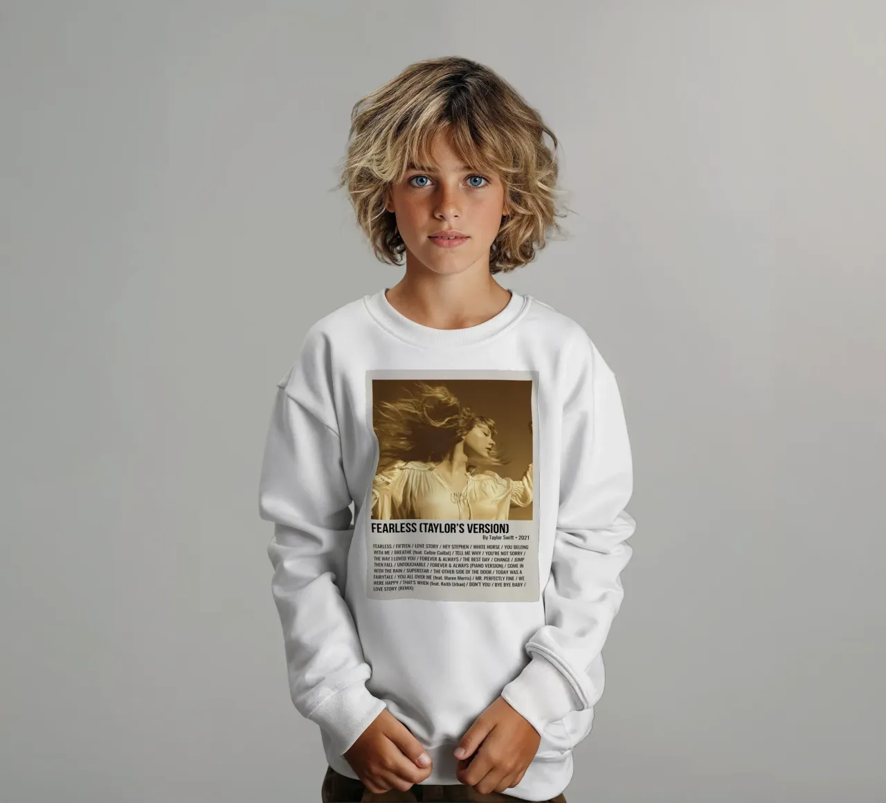 FEARLESS (TAYLOR'S VERSION) By Taylor Swift 2021 Kinder Sweatshirt von SoundStudio