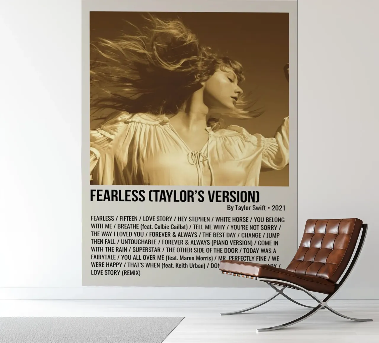 FEARLESS (TAYLOR'S VERSION) By Taylor Swift 2021 papel para pared de SoundStudio