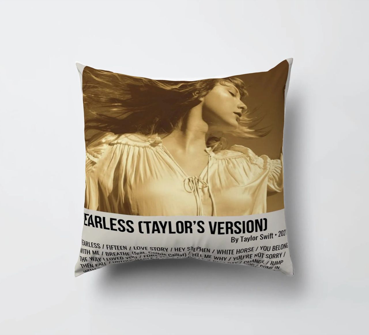FEARLESS (TAYLOR'S VERSION) By Taylor Swift 2021 cuscino da SoundStudio