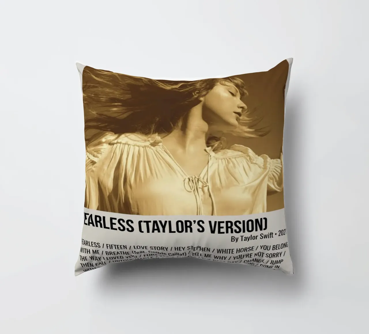 FEARLESS (TAYLOR'S VERSION) By Taylor Swift 2021 cuscino da SoundStudio