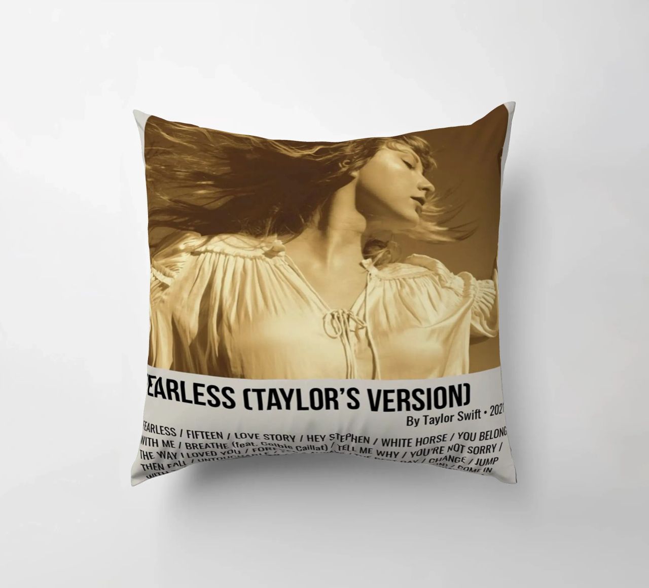 FEARLESS (TAYLOR'S VERSION) By Taylor Swift 2021 cuscino da SoundStudio