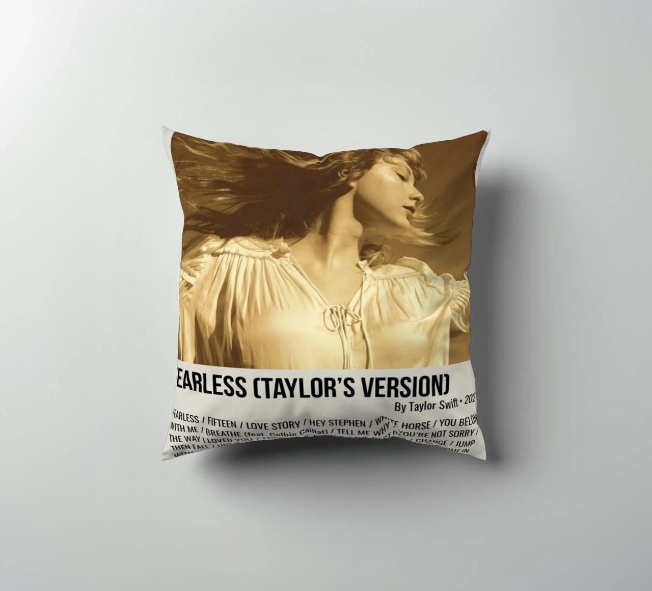 FEARLESS (TAYLOR'S VERSION) By Taylor Swift 2021 cuscino da SoundStudio