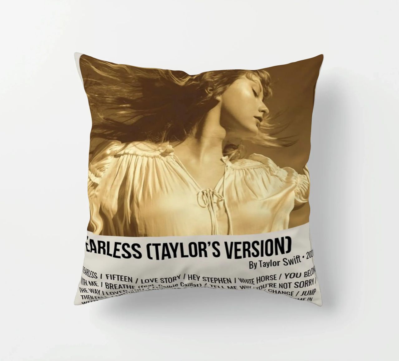 FEARLESS (TAYLOR'S VERSION) By Taylor Swift 2021 cuscino da SoundStudio